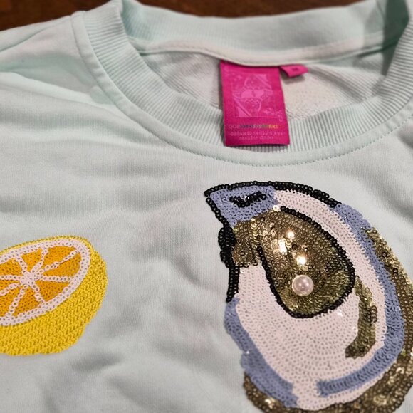 Queen of Sparkles Queen of Seafood Sweatshirt - Picture 3 of 6
